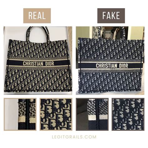 fake vs real dior book tote|Dior Book Tote checker.